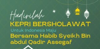 Malam Ini, Ikuti Sholawat Akbar Bersama Habib Syech di Masjid Sultan Mahmud Riayat Syah