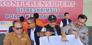 Hendak Dijual ke Thailand, 52 Ekor Anak Buaya Muara Diamankan Ditreskrimsus Polda Kepri