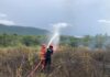 2 Hektare Lahan Milik Pemkab Natuna Terbakar lahan pemkab natuna terbakar