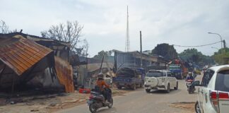 Tidak Ada Korban Jiwa, Polisi Selidiki Penyebab Kebakaran Kios Barang Bekas Tanjungsengkuang