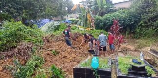 Tertimbun Longsor, Puluhan Makam TPU Seipanas Tertutup Tanah