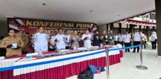 35,5 Kg Sabu Gagal Diedarkan ke Jakarta, Tiga Kurir Ditangkap