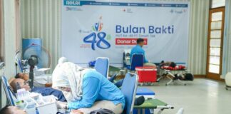 Gelar Baksos Donor Darah Sambut HUT ke-48, PT Timah Berhasil Kumpul Puluhan Kantong