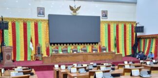 H-3 Jelang Pelantikan Anggota DPRD Batam, Ruang Paripurna Dihias Ornamen Melayu pelantikan anggota dprd batam