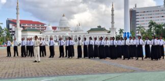 Pemko Gelar Upacara Pembukaan Pemusatan Paskibraka Tingkat Kota Batam