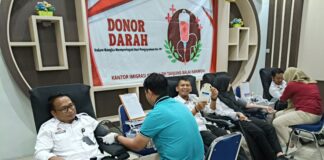 Peringati Hari Pengayoman ke-79, Rutan Karimun Gelar Donor Darah hingga Bagi Sembako