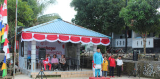 Warga RT 003 Perum Villa Diamond Gelar Upacara Bendera HUT ke-79 RI