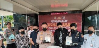 Polres Karimun Rebus 2 Kilogram Sabu Selundupan dari Malaysia