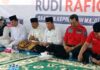 Pendaftaran Rudi-Aunur Rafiq Dibekali Dzikir & Doa Bersama