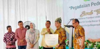 50 Pelaku UMKM Tanjungpinang dapat Bantuan Perlengkapan Bazar