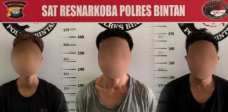 Polres Bintan Tangkap Residivis Saat Akan Bertransaksi Narkoba