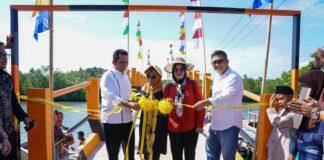 Gubernur Ansar Resmikan Jembatan Penghubung Subang Mas-Air Raja jembatan subang mas-air raja