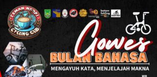 TNCC Gelar Gowes Bersama Sempena Bulan Bahasa, Cek Link Pendaftarannya