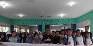 JMSI Kepri Ajak SMAN 12 Batam Bantu Polisi Perangi Narkoba Lewat Tulisan