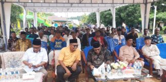 Syukuran Pelantikan, Dedi Jarliyostika Ajak Warga Sugie Besar Pilih Pemimpin Berani dedi jarliyostika