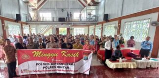 Polsek Bintan Utara Gelar Minggu Kasih di Dua Gereja, Imbau Jaga Kamtibmas Jelang Pilkada