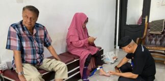 Peduli Kesehatan, BARA Beri Terapi Fasdhu Gratis kepada Masyarakat Karimun bara terapi fashdu gratis