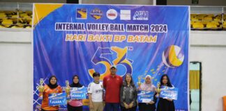 Rangkaian Hari Bakti 53, BP Batam Gelar Internal Volley Ball Match 2024