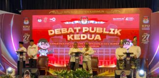 Ikut Debat Kedua Pilkada Karimun, Firman-Eri Ngaku Cukup Puas