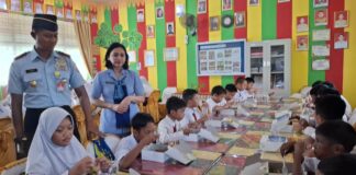 Lanud Hang Nadim Batam Uji Coba Makan Bergizi Gratis di SDN 002 Nongsa