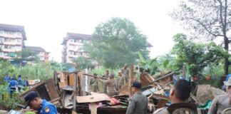 Penertiban Tempat Transaksi Narkoba di Kampung Aceh, 4 Bangunan Dirobohkan transaksi narkoba kampung aceh