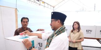 Nuryanto Nyoblos Bareng Istri, Kecewa dapat TPS Jauh dari Kediaman