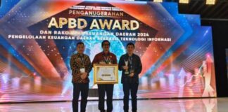 Natuna Raih Penghargaan Terkait Pengelolaan APBD dari Kemendagri natuna raih penghargaan kemendagri