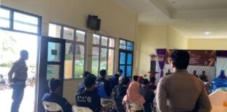 Polres Lingga Beri Pengamanan Rekapitulasi Suara Pilkada di Singkep Selatan