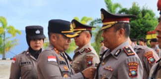 Kapolres Anambas Pimpin Upacara Sertijab Wakapolres dan Kasat Reskrim