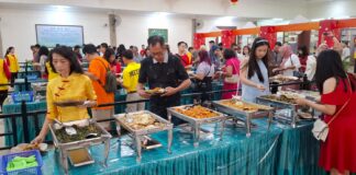 Maha Vihara Duta Maitreya Sediakan 30 Ribu Makanan Vegetarian Gratis di Momen Imlek