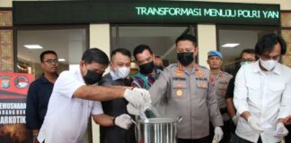 Polresta Barelang Musnahkan 153,06 Gram Sabu, Selamatkan 1.530 Jiwa