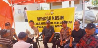 Polsek Batu Ampar Tampung Aspirasi Warga dalam Program Minggu Kasih