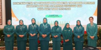 Erlita Amsakar Resmi Pimpin PKK dan Posyandu Batam