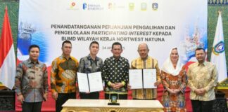 Kepri Pegang Kendali 10 Persen Saham Migas Northwest Natuna Migas Northwest Natuna