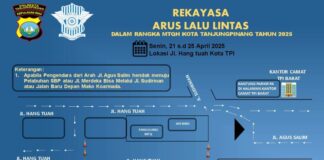 Arus Lalu Lintas Dialihkan Selama MTQH Tanjungpinang, Ini Rutenya mtqh tanjungpinang