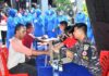 Bersama PMI dan INTI, Lanal Karimun Gelar Baksos Donor Darah: Kumpulkan Ratusan Kantong Darah