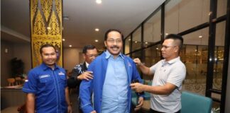 Mantan Gubernur Kepri Nurdin Basirun Gabung Partai Demokrat