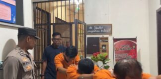 4 Orang Ditahan Akibat Pengancaman dan Perusakan Lahan di Lingga