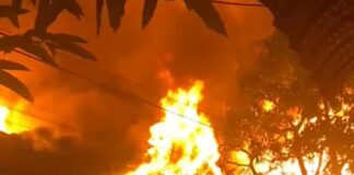 Seorang Lansia Tewas Terjebak Kebakaran Rumah di Baran Karimun