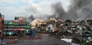 Manajemen Desa Air Cargo Pastikan Kebakaran Jauh dari Lokasi Pemusnahan 2 Ton Sabu Desa Air Cargo Kebakaran