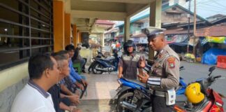 Polres Lingga Edukasi Pengemudi Ojek Pangkalan soal Keselamatan Berlalu Lintas ojek pangkalan lingga