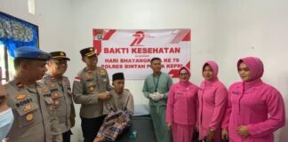 Polres Bintan Gelar Sunatan Massal Gratis Sambut Hari Bhayangkara ke-79 sunatan massal polres bintan