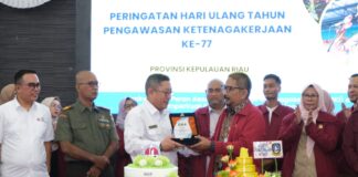 HUT ke-77, Wasnaker Kepri Gelar Baksos Donor Darah hingga Bantuan Sembako