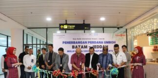 Lion Air dan BIB Resmikan Penebangan Langsung Batam-Jeddah penerbangan batam-jeddah