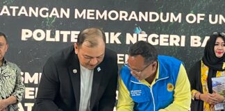 Ketua Umum Appeknas Fandy Iood Tandatangani MoU Strategis dengan Polibatam