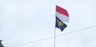 Warga Marina Kibarkan Bendera One Piece di Bawah Merah Putih, Terancam Diperiksa Polisi bendera one piece
