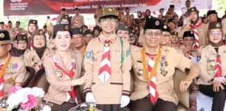 Peringatan Hari Pramuka, Amsakar-Li Claudia Beri Pesan Penting Generasi Muda peringatan hari pramuka