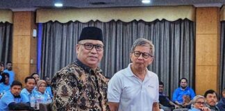 Nyanyang Hadiri Pelantikan Pengurus K-SPSI Kepri dan Batam Pengurus K-SPSI Kepri