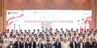 Pegadaian Apresiasi 76 Anggota Paskibraka Nasional dengan Tabungan Emas tabungan emas pegadaian