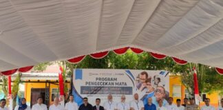 PT Saipem Gelar Cek Mata Gratis bagi Pelajar SD dan SMP di Karimun PT Saipem Cek Mata